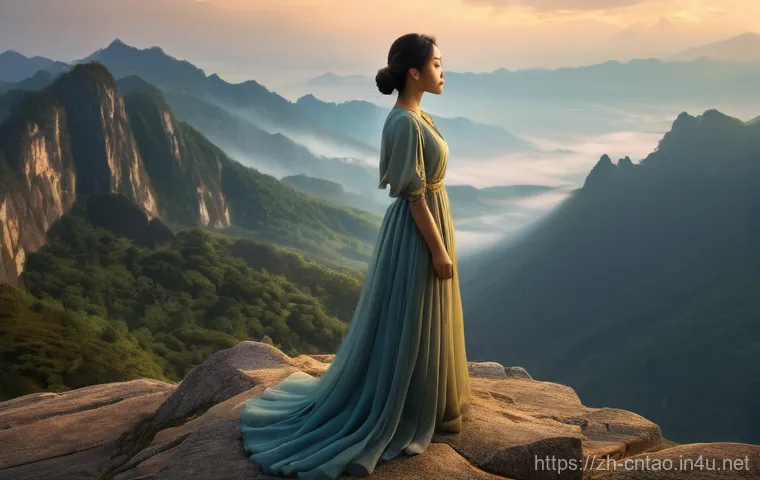장자의 철학 - **Prompt for Spiritual Freedom and Letting Go (逍遥游 / 无为而治):**
    "An ethereal, wide-angle shot of a...