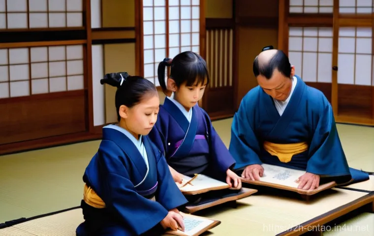 일본 유교의 전파 - **Prompt:** A powerful yet introspective Japanese samurai from the Edo period, dressed in a traditio... 일본 유교의 전파 - **Prompt:** A powerful yet introspective Japanese samurai from the Edo period, dressed in a traditio...