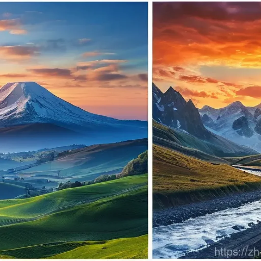 유교와 샤머니즘 관계 - Here are three detailed image prompts in English, adhering to all specified guidelines: