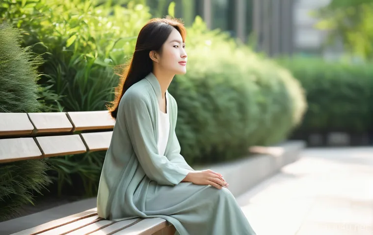 도교의 영성 - **"Wu Wei" (Effortless Action/Non-Interference) in a Modern Setting**
    A serene East Asian woman,...