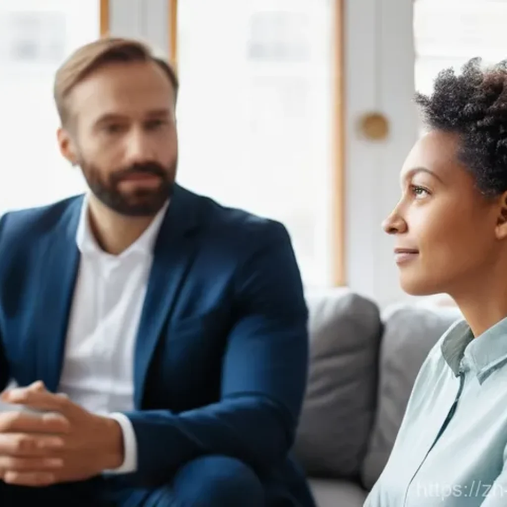 유교에서 인의 개념 - **Prompt: Empathy and Connection through Active Listening**
"A group of four diverse adults, cas...